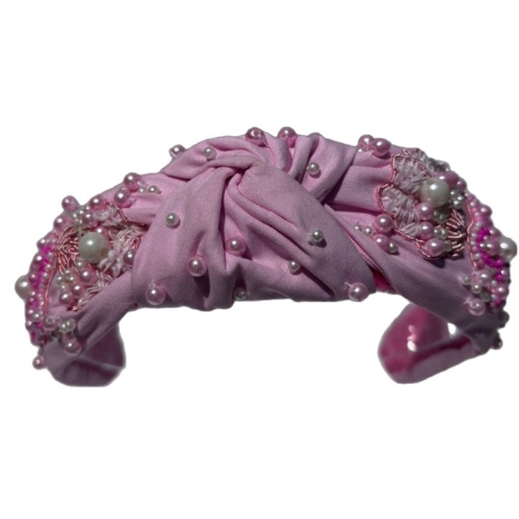 222. NEW The Pearled Seashells Beaded Headband - Picture 3 of 4